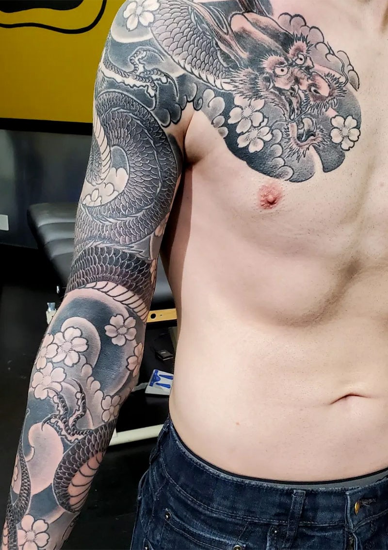 Japanese Dragon Sleeve